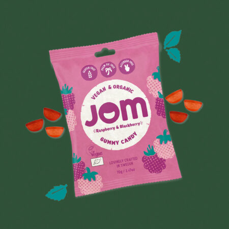 Raspberry & Blackberry Gummy Candy, 70g