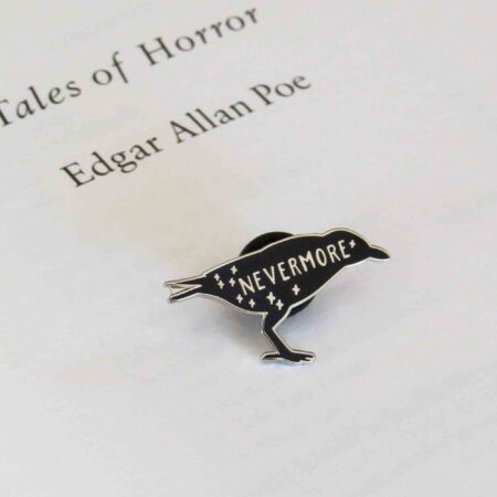 Edgar Allan Poe 'The Raven' Enamel Pin | Gothic Collection