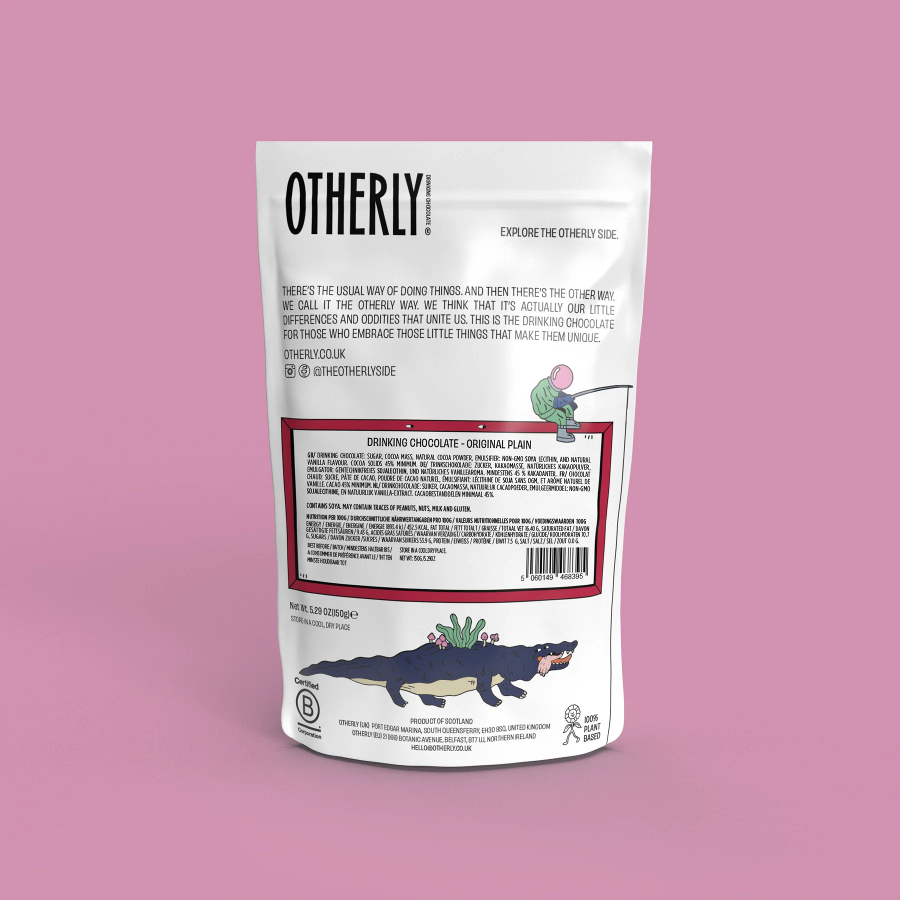 Original Plain Drinking Chocolate, 150g - Image 2