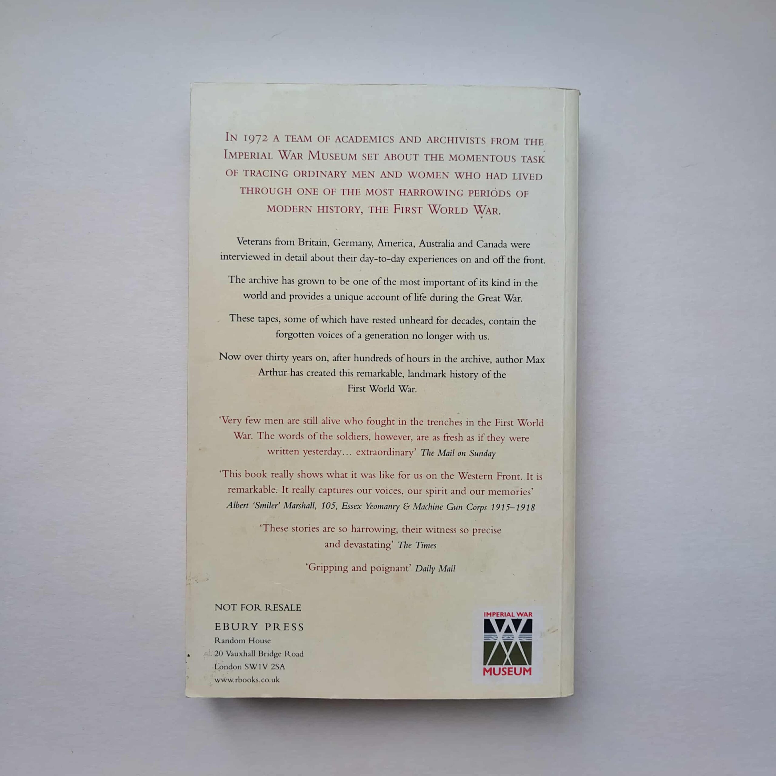 Forgotten Voices of the Great War - Image 2